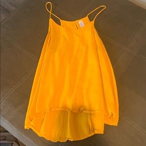 Yellow tank top